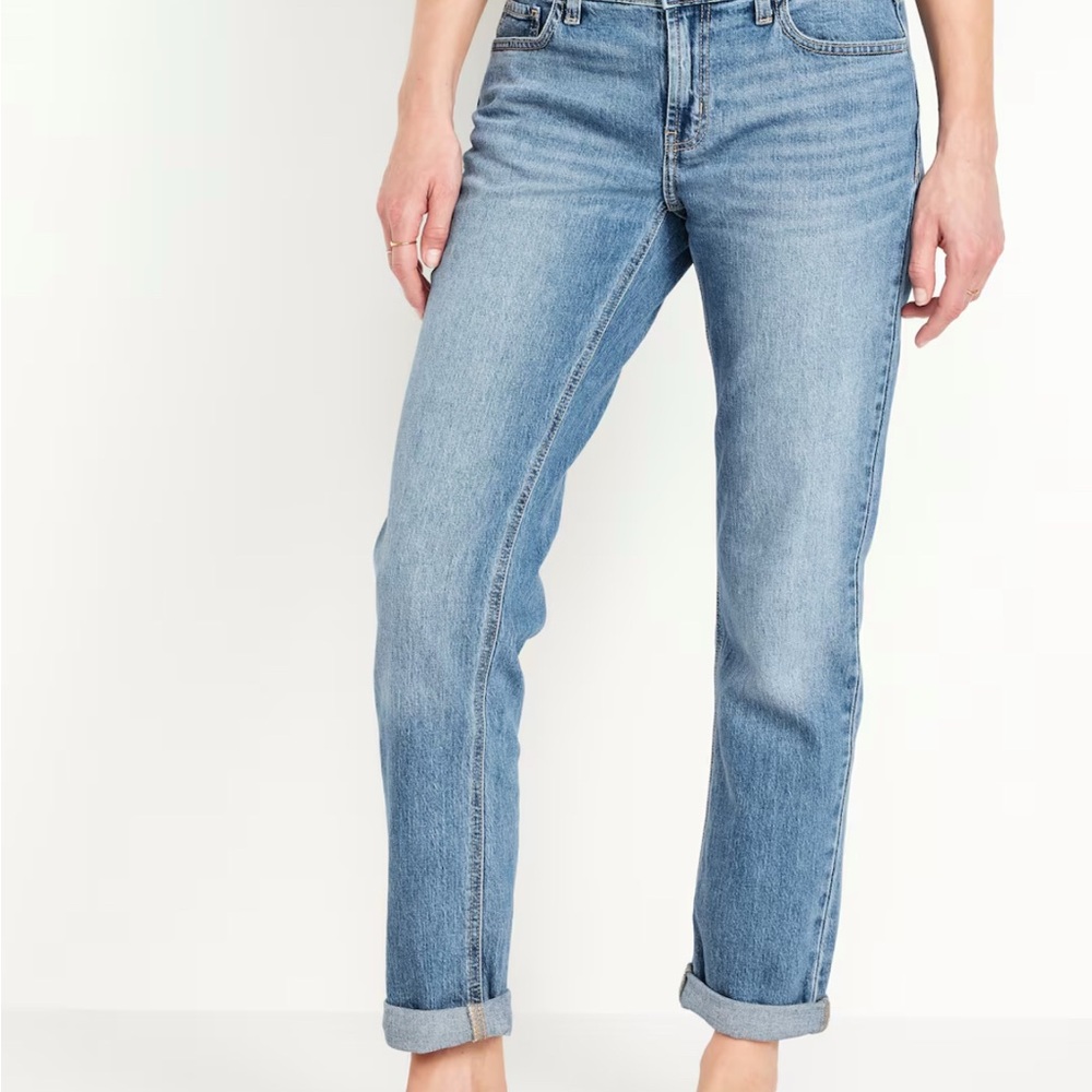 Stylish Light Blue Women's Straight Leg Jeans